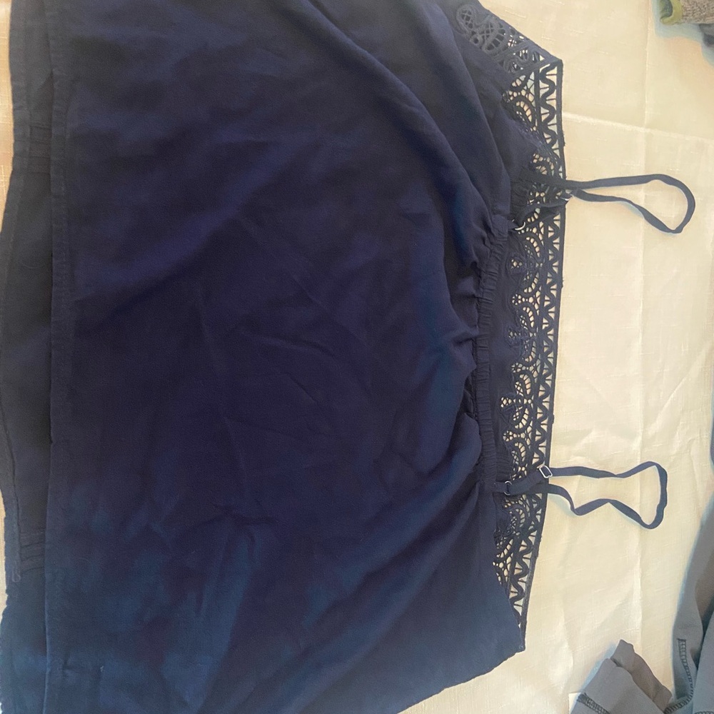 LOFT Navy Blue Sleeveless Camisole
